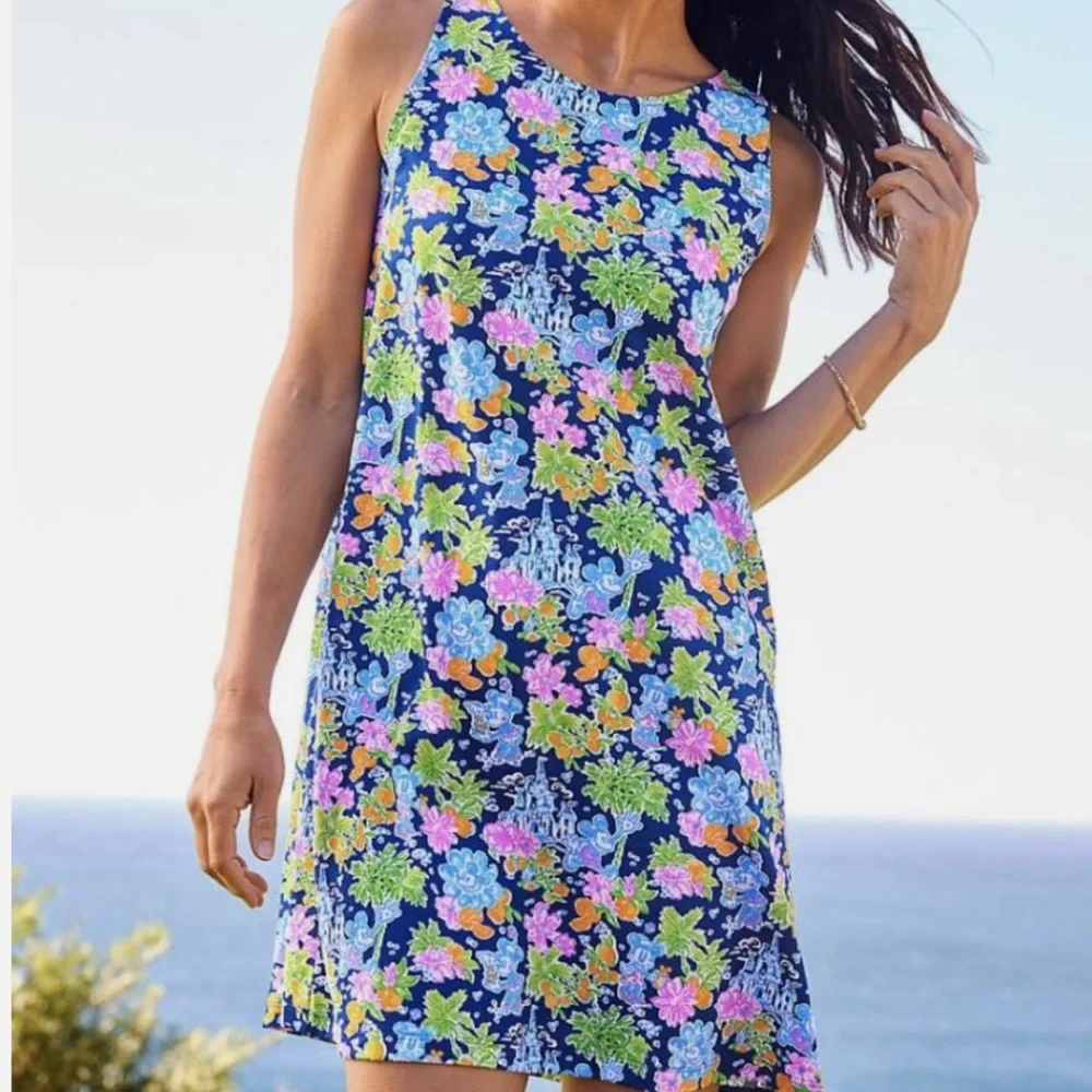 Lilly Pulitzer Floral Sleeveless Swim Dress - Picture 1 of 4